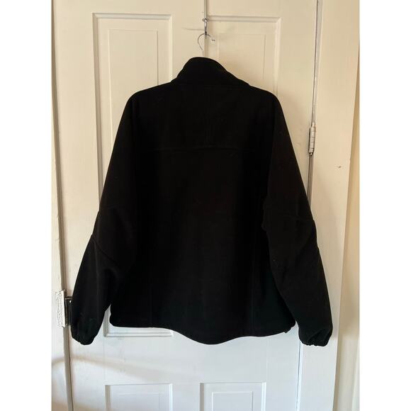 Pure Polaris men’s XL fleece coat zip up snowmobile RZR winter jacket black snow - Picture 2 of 6